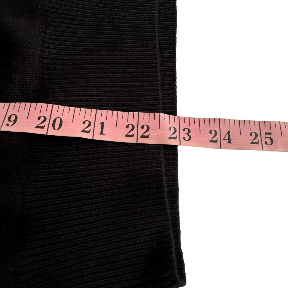 Joseph A. Petite Red and Black Striped Sweater Sweater - Picture 8 of 8